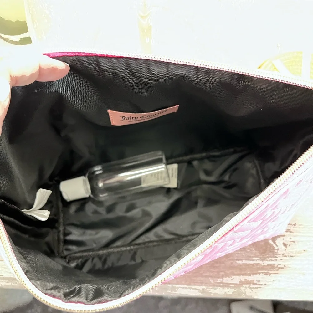 Quilted Juicy Couture Travel Makeup Bag